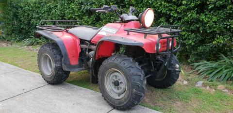 HONDA BIG RED 300cc 4x4 FARM QUAD ATV 4 WHEELER