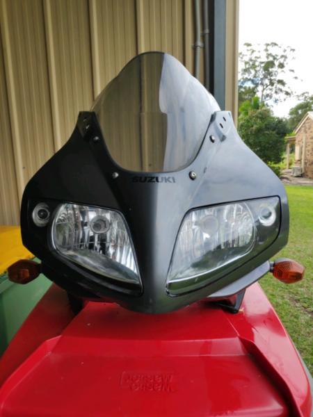 2008 sv650 front fairing assembly