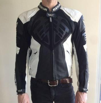 Berik Alien-X8 Leather Motorcycle Jacket - MUST SELL MOVING OVERSEAS