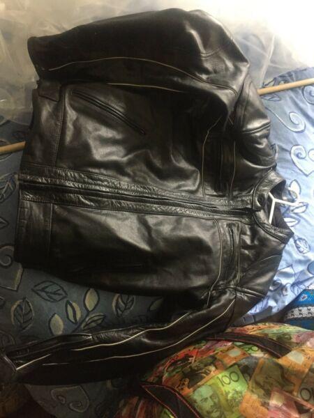 Torque motorbike leather jacket $35!!!