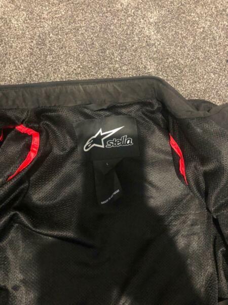 Alpinestars ladies bike jacket size L as new