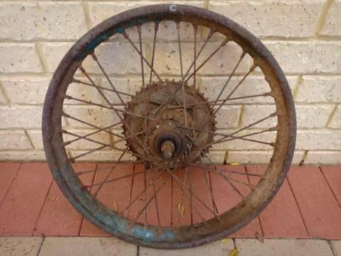 Norton BSA Triumph maybe others Rear Wheel and Hub