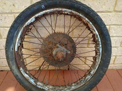 BSA Triumph Others Rear Wheel and Hub classic vintage