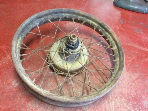 INDIAN 741 FRONT WHEEL MOTOR CYCLE PARTS