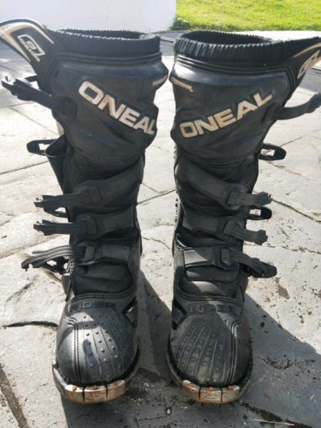 Oneal motorbike boots size US 11