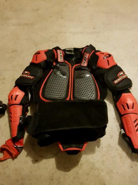 Axo motorcross,mountain bike body armour suit size xl, dainese