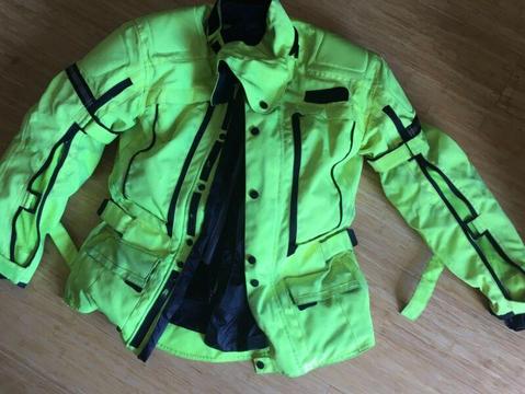 WARM Motorcycle jacket (XSmall) - Dririder Hi-Vis