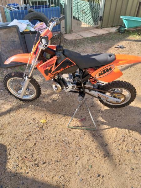 KTM 50SX motorbike