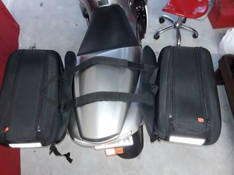 Motorcycle Panniers and Tail Pack