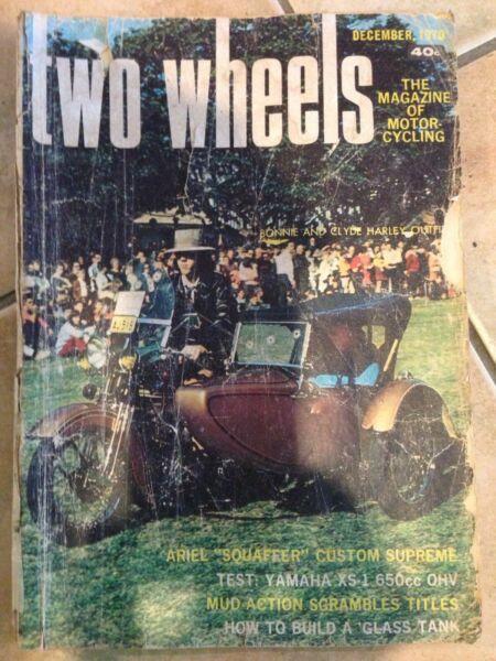 Vintage TWO WHEELS Magazine December 1970