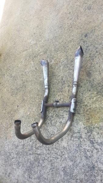 Cb250 exhaust (straight pipes)