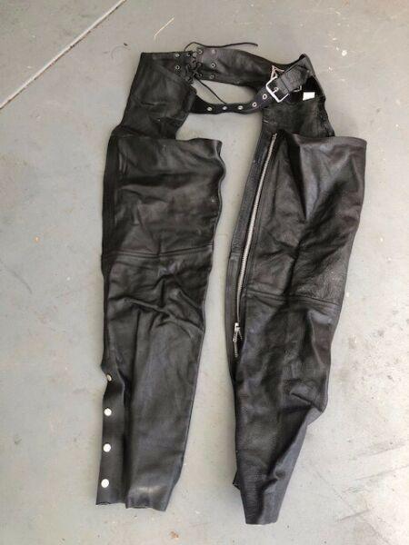 Brand new Leather Motorcycle chaps