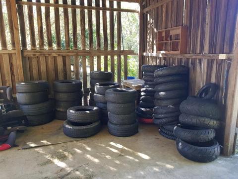 New and used car and motorbike tyres
