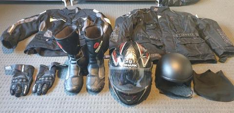 Motorcycle gear for sale!