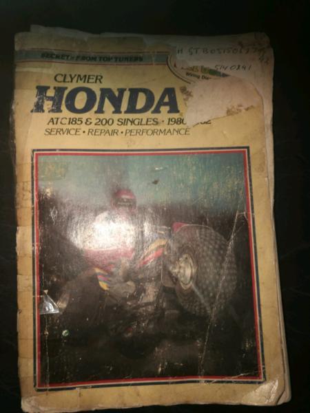 Service Manual- Honda ATC185 & 200 -1980 to 1982