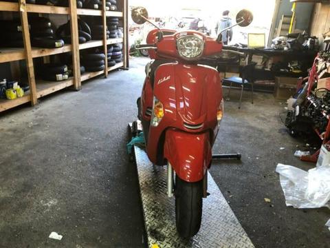 kymco like200i, Red 2016, 12 months rego, 6 months interest free