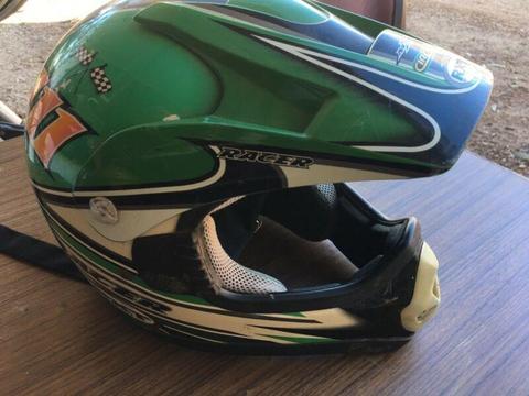 RXT Trail Dirt Motorcross helmet Medium Good cond bike safety