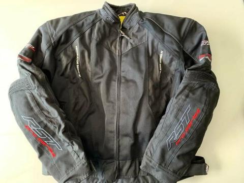 Mens RST Motorcycle Jacket Black 4XL