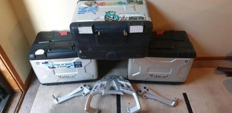 Bmw 1200gs panniers and top box