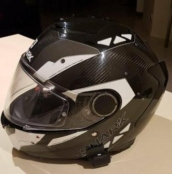 Shark Motorcycle Helmet - Carbon Spartan
