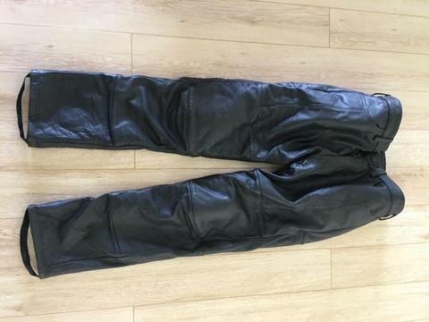 Motor bike pants leather