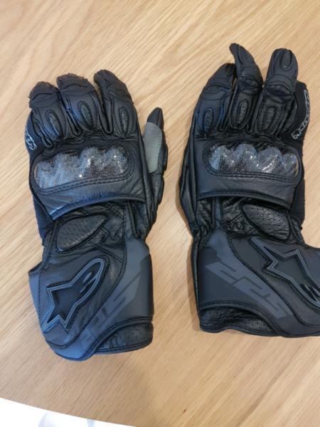 Mens alpine star motorbike gloves
