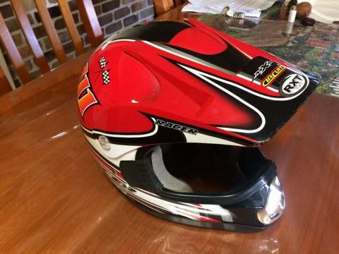 Helmet off road/ trail bike for junior rider in very good condition