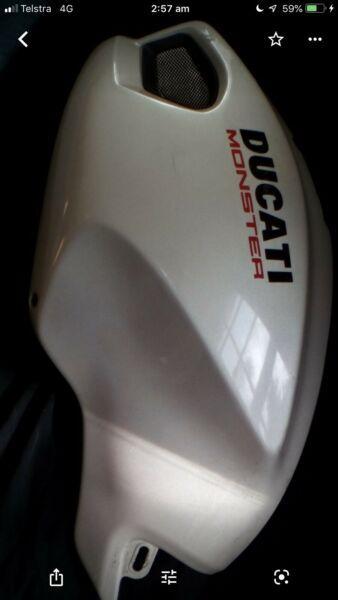 Ducati monster fairing and exhaust