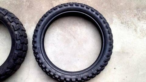 Motoz Tyres Front 110/80-19 & Rear 150/70-17