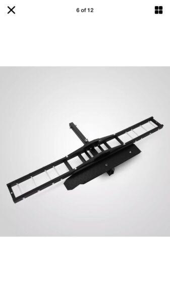 Motorbike tow hitch carrier