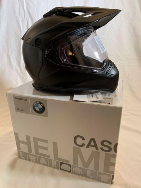 BMW GS Carbon helmet with extra tinted double glazed visor. Brand new
