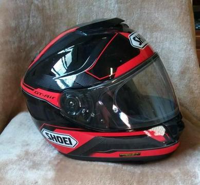 SHOEI motorbike helmet. Red & Black size M