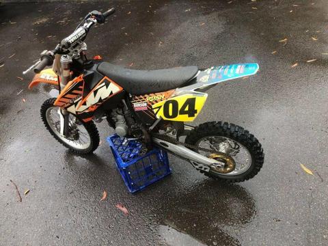 2012 KTM 85sx Small Wheel very good condition for age