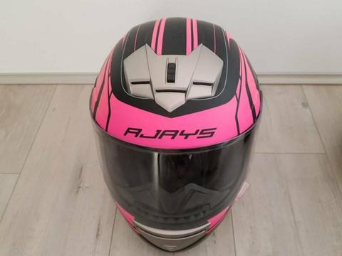 Motorcycle helmet - Rjays Apex II pink - size medium