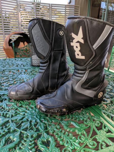 PDX Sports black bike boots