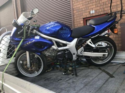 Suzuki SV650 damage front forks and faring and rim $500 FIRM