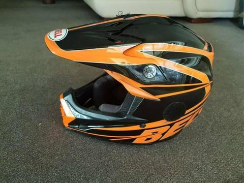 Bell 2015 Moto-9 Tracker Orange Helmet