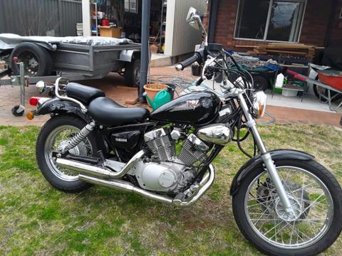 Registered Yamaha Virago 12 months ,perfect condition like new