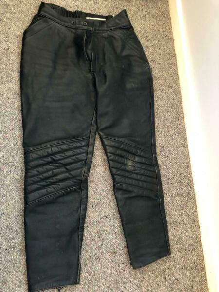 Walden Miller leather motorcycle pants