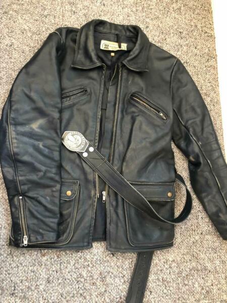 Walden Miller leather motorcycle jacket