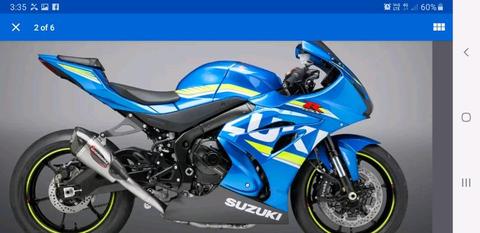 Gsxr wanted . Instant cash settlement for clean bike