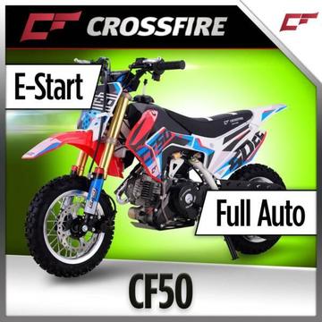 Crossfire CF50 Kids 50cc Dirt Bike Full-Auto Motorbike