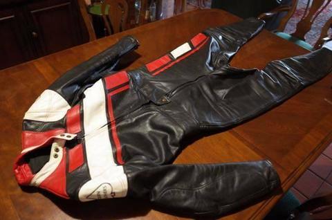 Ladies motorcycle leather suit size 12