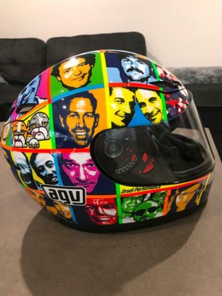 AGV motorcycle helmet GP Tech Rossi faces edition