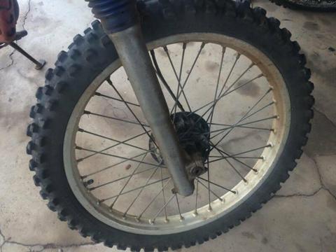 Honda XR200 XR 200 1982 Front Rim and Tyre
