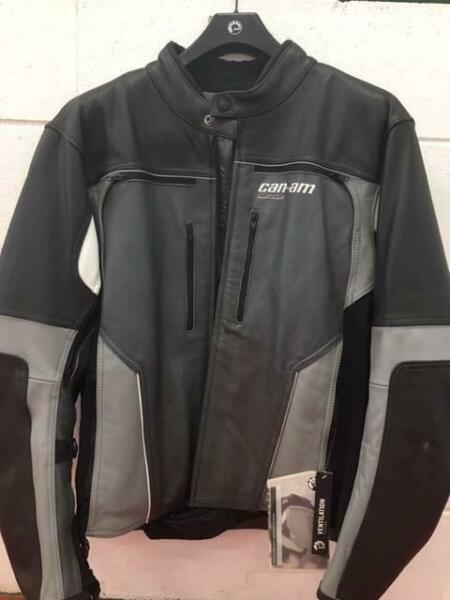 Can-Am Spyder Mens Leather Jacket XL