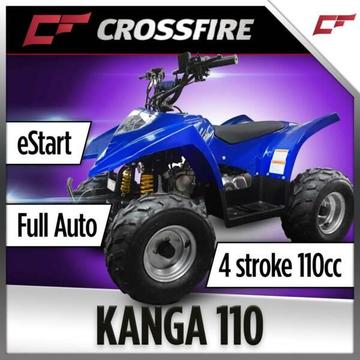 Crossfire Kanga 110cc Quad Bike, ATV 