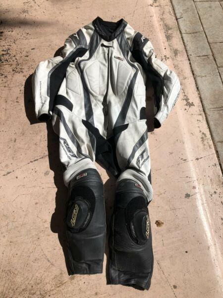 Full Leather motorcycle riding/race suit