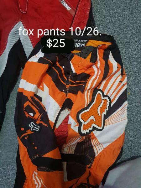 Fox motorbike pants