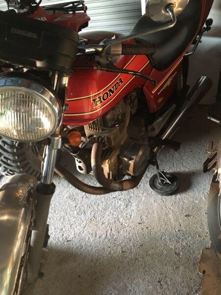 Honda 250 Superhawk Classic Motorcycle